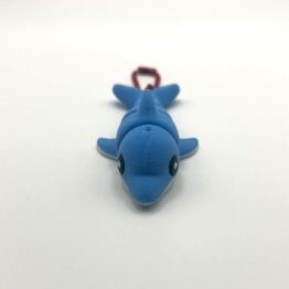 Dolphin-Flexy-Keychain-Front