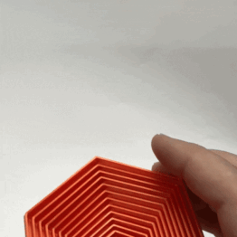 Captivating motion from our hexagon wiggler.