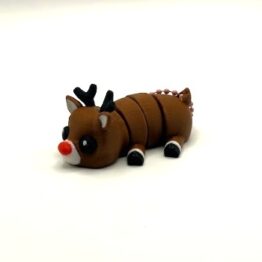 Reindeer Flexi Keychain (Rudolph)