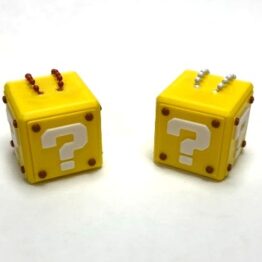 Mario Question Block Clicker Keychain
