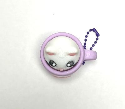Clicky Kitty Paw Coffee Keychain - Image 5