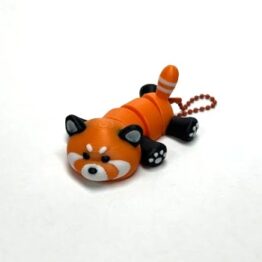 Red Panda Flexi Keychain