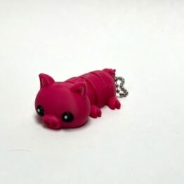 Pig Flexi Keychain