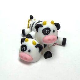 Cow Flexi Keychain