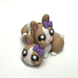 Bunny Flexi Keychain
