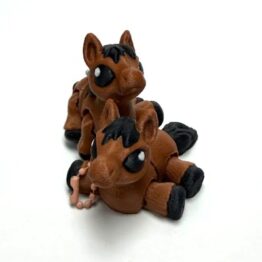 Horse Flexi Keychain