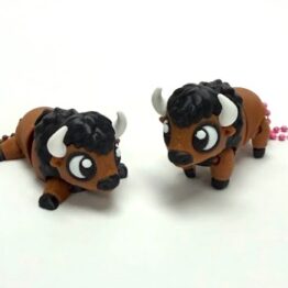 Bison Flexi Keychain