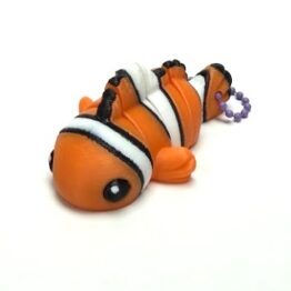 Clown Fish Flexi Keychain