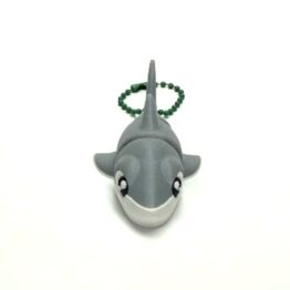 great-white-shark-flexi-keychain-front