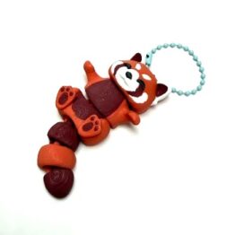 Red Panda Flexi Keychain