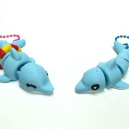 Dolphin Flexi Keychain