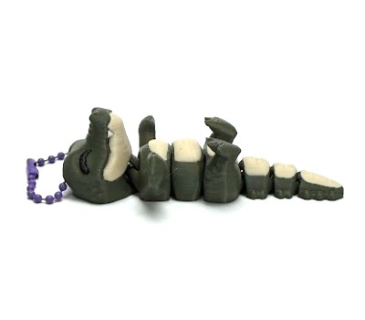 Alligator Flexi Keychain - Image 3