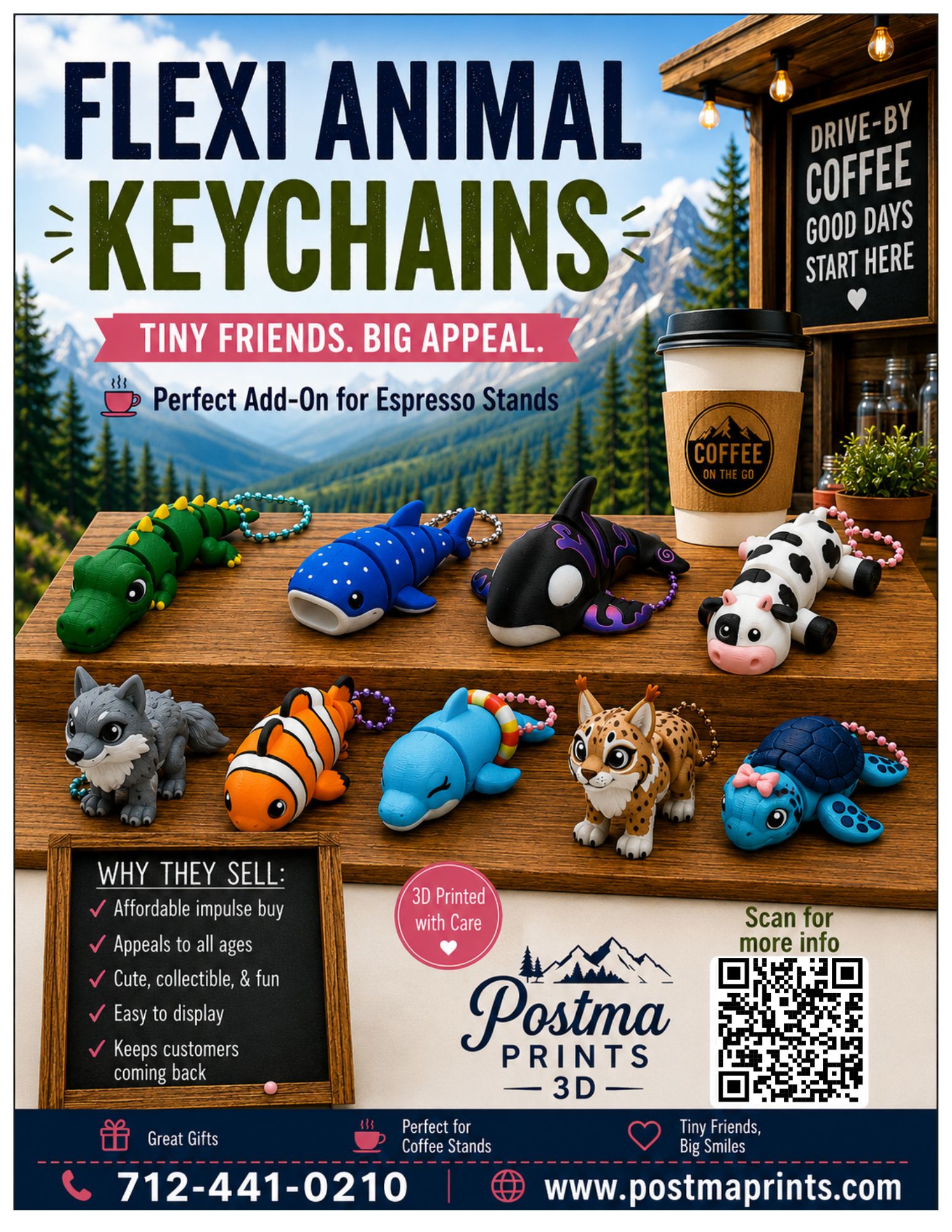 Keychains for Expresso Stands