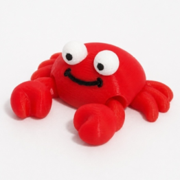 Crab Flexi Keychain