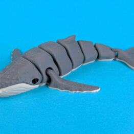 Realistic Articulated Humpback Whale Display Model