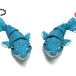 Humpback Whale Flexi Keychain