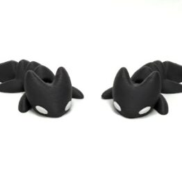 Night Dragon Flexi Keychain