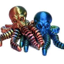Realistic Articulated Octopus Display Model