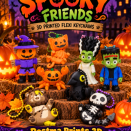 Halloween Flexi Keychains