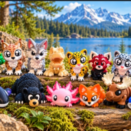 Medium Flexi Animals