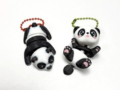 Panda Flexi Keychain
